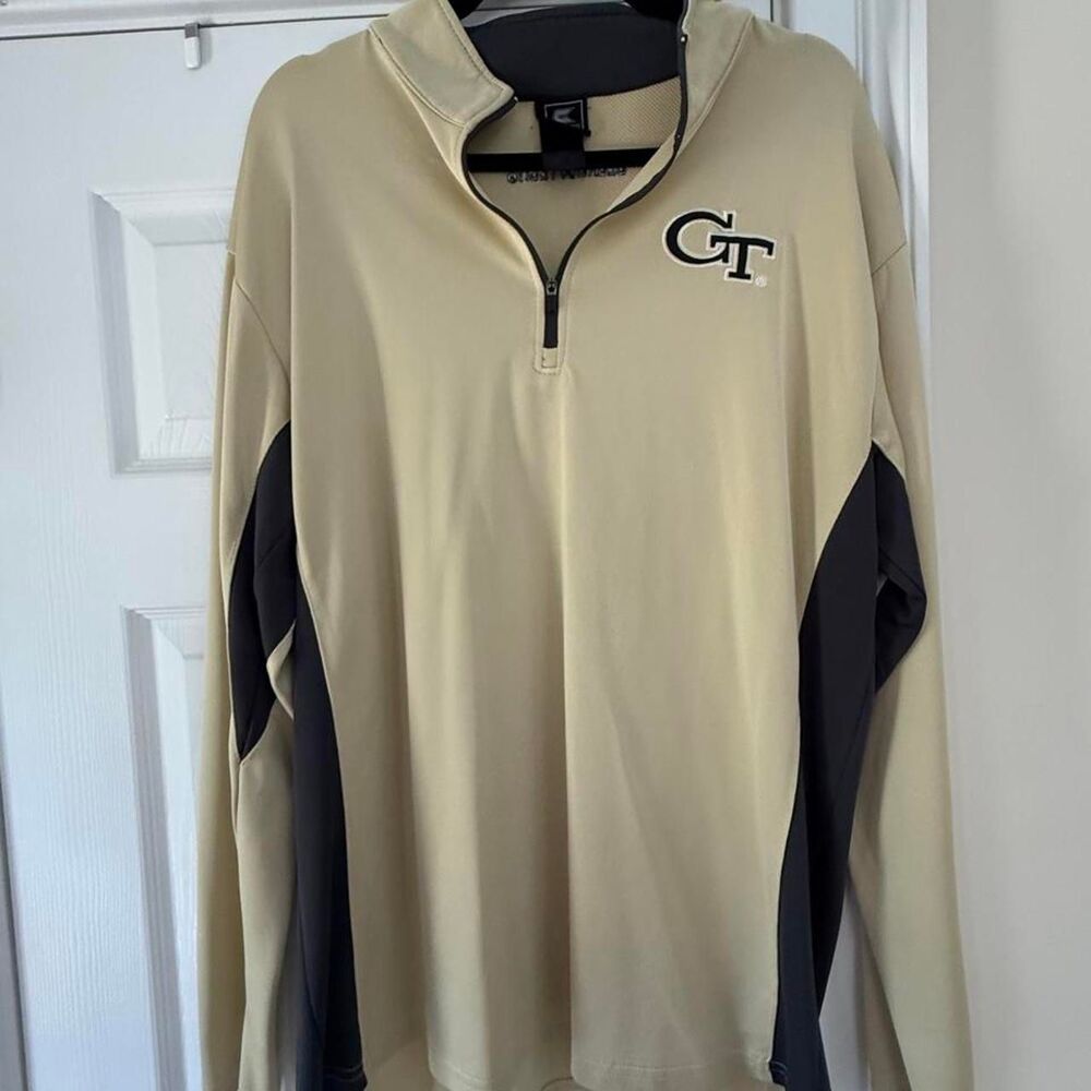 Colosseum Men's Cream and Tan Sweatshirt